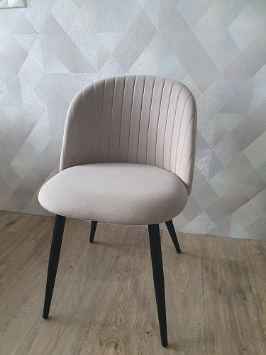 Стул на металлокаркасе Gabi 1 light purple / black фото покупателя 417