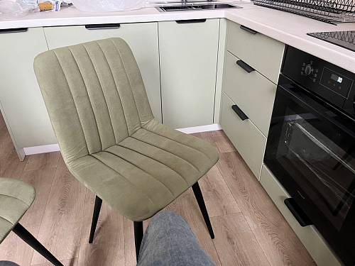 Стул на металлокаркасе Дани 01 кирпичный фото покупателя 38