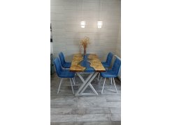 Стул на металлокаркасе Чилли горчичный / белый фото покупателя 21