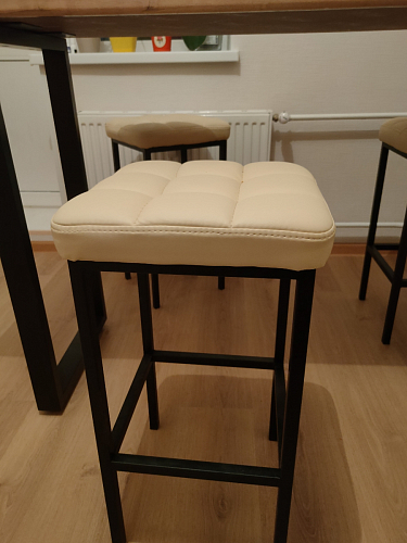 Барный стул Лофт катания лаванда / белый матовый фото покупателя 207