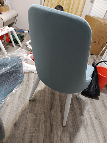 Стул на металлокаркасе Kora black / gray фото покупателя 347