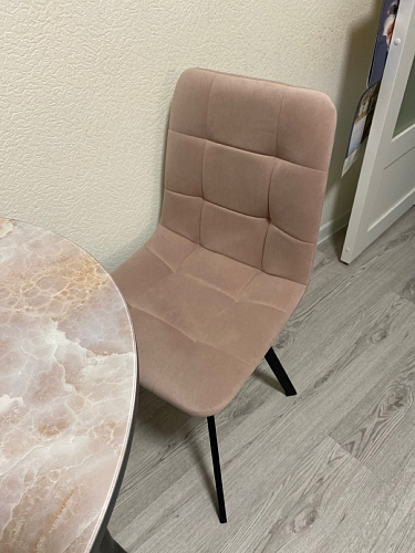 Стул на металлокаркасе Чилли бежевый / белый каркас фото покупателя 1010