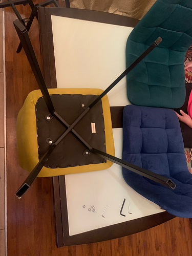 Стул Чилли 2 темно-серый  / черный фото покупателя 858