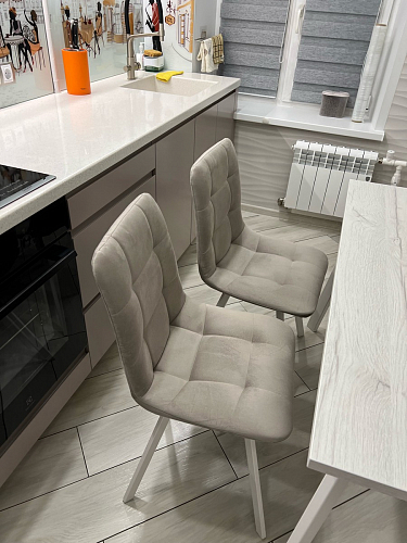 Комплект стульев Чилли 2 шт бежевый / черный фото покупателя 1362