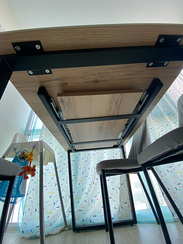 Стол Лота Лофт 120 25 мм сабия / белый матовый фото покупателя 231