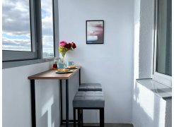 Барная стойка Дилан Лофт 120х60х90 бетон фото покупателя 45