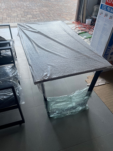 Деревянный стол Лота Лофт 120x75 дуб крафт табачный / черный матовый фото покупателя 42