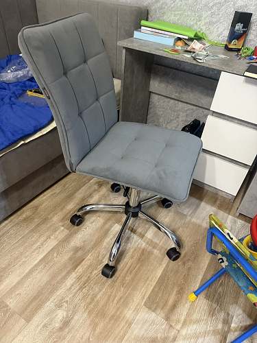 Компьютерное кресло One/Ван флок молочный 4 фото покупателя 77