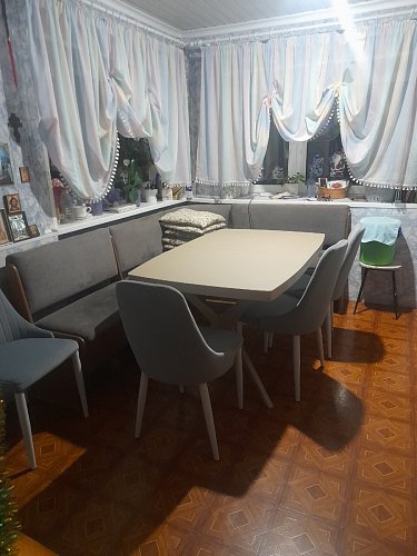 Стул на металлокаркасе Kora dark gray / black фото покупателя 447