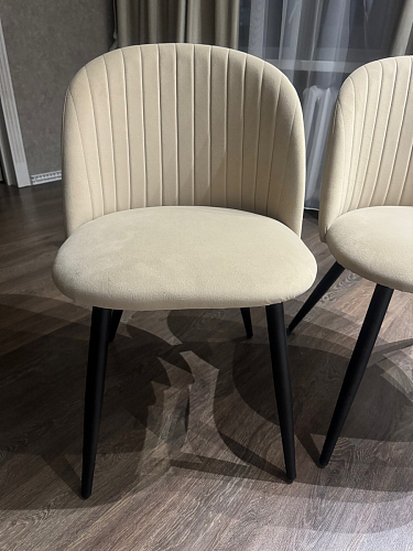 Стул на металлокаркасе Gabi 1 dark gray / black фото покупателя 580