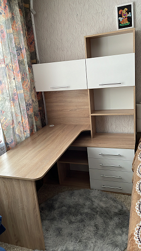 Компьютерный стол КСТ-14П белый правый  - Уцененный экземпляр фото покупателя 14