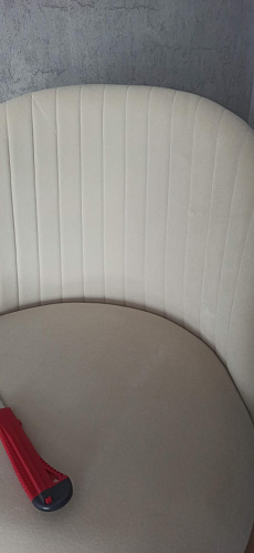 Стул на металлокаркасе Gabi dark beige / black / silver фото покупателя 805