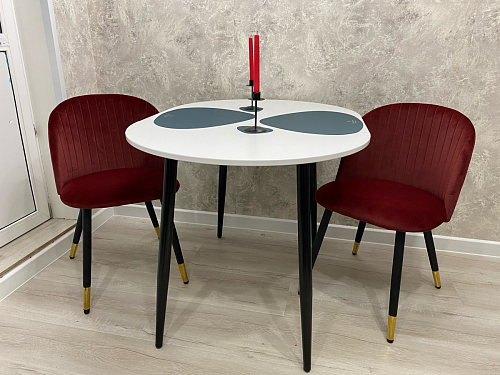 Стул на металлокаркасе Gabi gray / black фото покупателя 504