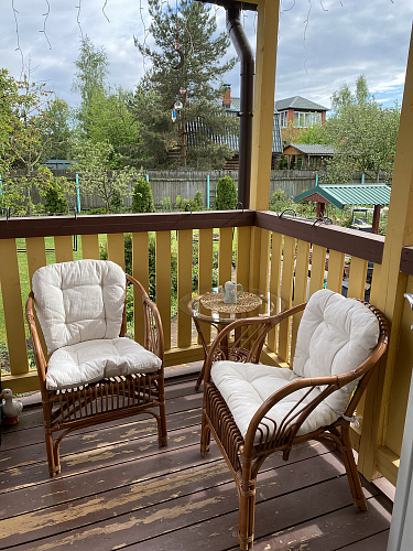 Кофейный комплект из ротанга New Bogota/Нью Богота коричневый кокос фото покупателя 3