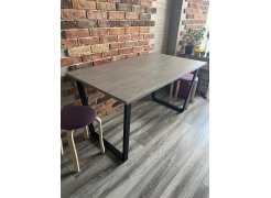 Стол Лота Лофт 140 25 мм юта / белый матовый фото покупателя 649