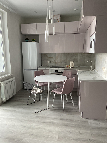 Стеклянный стол Анселм белый фото покупателя 24