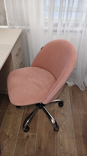 Компьютерное кресло Melody розовое фото покупателя 34