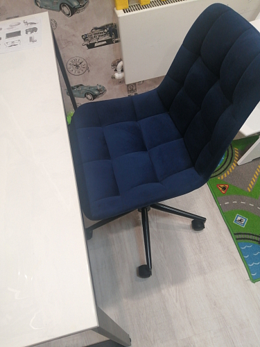 Компьютерное кресло Честер латте / черный фото покупателя 33