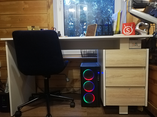 Компьютерное кресло Честер латте / золото фото покупателя 27