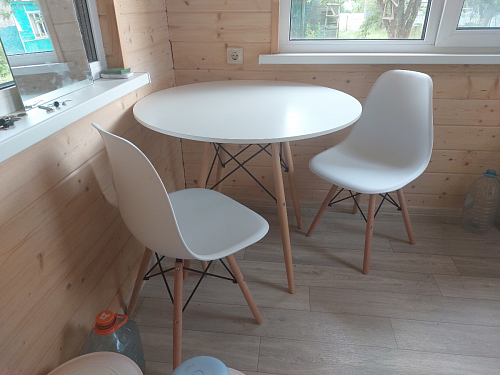 Пластиковый стул Eames PC-015 желтый фото покупателя 391