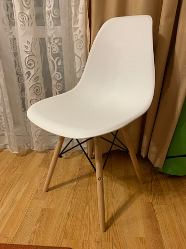 Пластиковый стул Eames PC-015 желтый фото покупателя 259