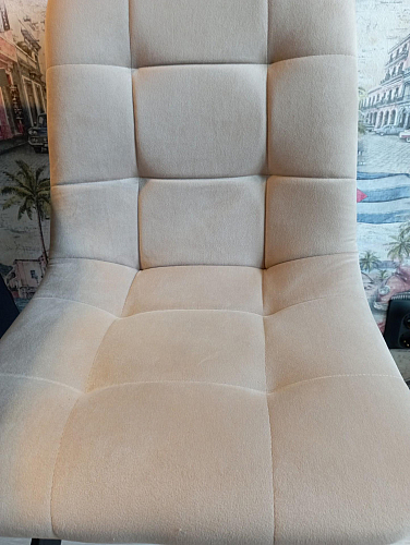 Стул на металлокаркасе Чилли светло-серый / белый каркас фото покупателя 701