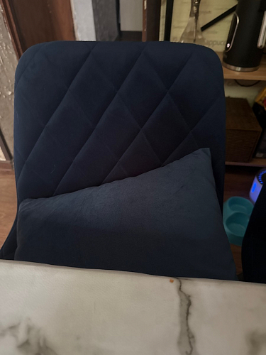 Комплект из "МР Стул Баодин К б/к латте (velutto 08) / черный каркас , 4 шт" фото покупателя 28