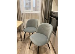 Стул на металлокаркасе Gabi 1 light purple / black фото покупателя 808