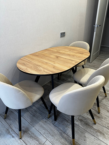 Стул на металлокаркасе Gabi wine red / black фото покупателя 552