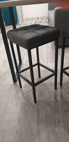 Барный стул Лофт линкольн белый / белый матовый фото покупателя 318