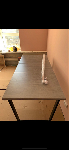 Деревянный стол Лота Лофт 120х75 белый матовый / дуб крафт золотой фото покупателя 631