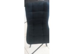 Стул на металлокаркасе Чилли синяя ткань / белый фото покупателя 334