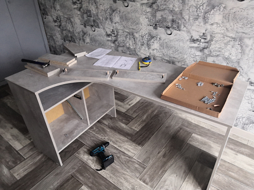 Стол письменный СПм-25 правый венге фото покупателя 52