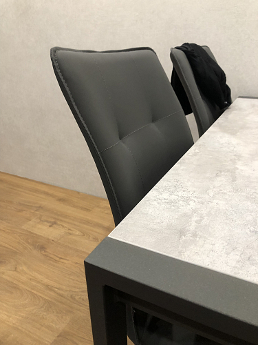 Стол Центавр дуб галифакс / черный матовый фото покупателя 77