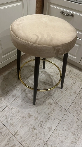 Барный стул Plato white fabric фото покупателя 13