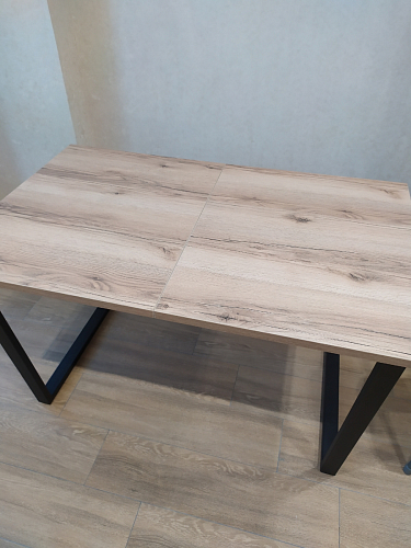 Стол раскладной Лота Лофт 120 25 мм юта / черный матовый фото покупателя 477