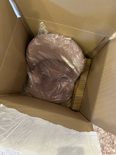 Стул на металлокаркасе Gabi 1 dark gray / black фото покупателя 463