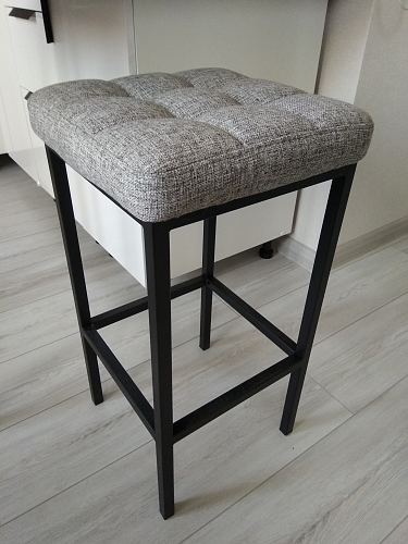 Барный стул Лофт линкольн белый / белый матовый фото покупателя 30