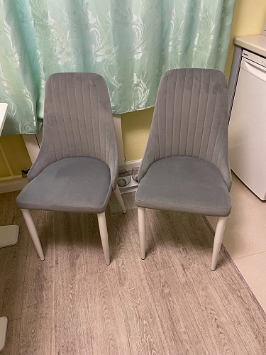 Стул на металлокаркасе Kora green / black фото покупателя 265