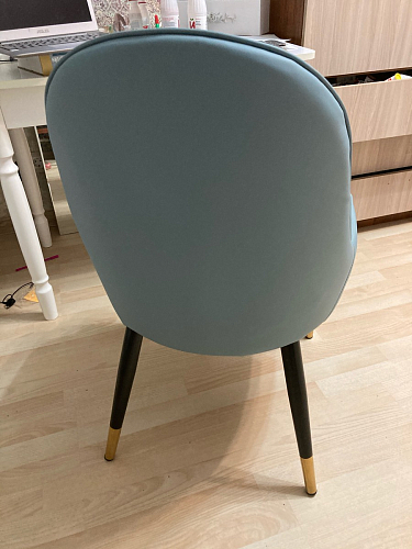 Стул на металлокаркасе Rendal light blue / white фото покупателя 11