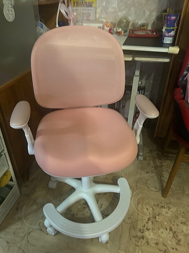 Компьютерное кресло Rainbow/Рейнбоу розовое фото покупателя 12