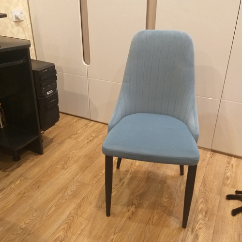 Стул на металлокаркасе Kora gray / black фото покупателя 160