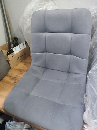 Стул на металлокаркасе Чилли К черный / зеленый фото покупателя 540