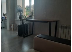 Стол Лота Лофт 120 25 мм сабия / черный матовый фото покупателя 259