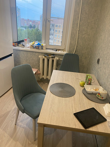 Стул на металлокаркасе Kora beige / black фото покупателя 37