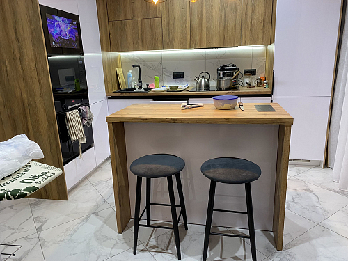 Полубарный стул Гангток катания дасти блю / черный матовый фото покупателя 8