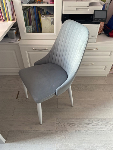 Стул на металлокаркасе Kora dark gray / black фото покупателя 276