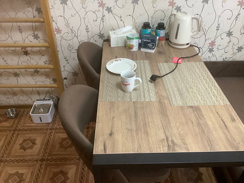 Стол Центавр бетон / графит фото покупателя 44