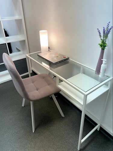 Стул на металлокаркасе Bruk light purple / white фото покупателя 5