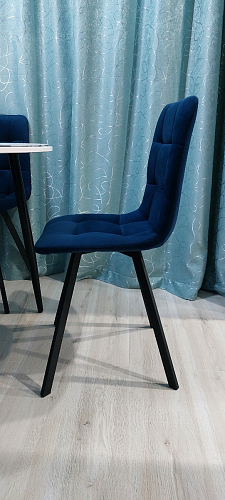 Стул на металлокаркасе Чилли бирюзовый / белый фото покупателя 1217